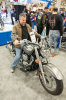 12/2 - Trying on some new motorcycles with Dave.