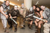 10/7 - For the 3rd day of Comic Con, my friends dressed as wildling white walkers.