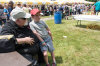 7/8 - Taking a break from playing at the Macaroni & Cheese festival.