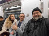 12/14 - I love it when I randomly see friends on the subway in NYC.
