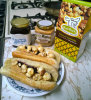 2/6 - M. Jolene sent me a care package that happened to have some great hot dog toppings.