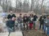 2/23 - Making maple syrup in CT with old college friends.