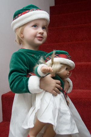 Little A's Christmas Dress