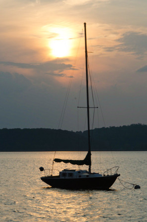 Sunset on the Hudson