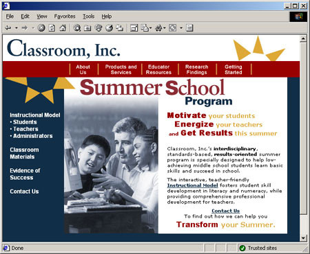 Classroom Inc. Summer School