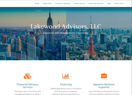 Lakewood Advisors 2019 Website